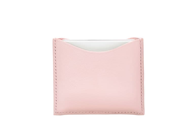 pinkfineleathercompactcase